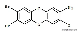 Molecular Structure of 106463-72-3 (2-azido-3-iodo-7,8-dibromodibenzo-1,4-dioxin)