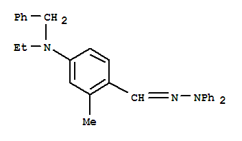 2-Methyl-4-(N-ethyl-N-benzyl)aminobenzoaldehyde-1,1-diphenylhydrazone 106618-38-6