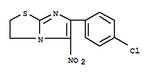5-nitro-6-p-chlorophenylimidazo(2,1-b)thiazole