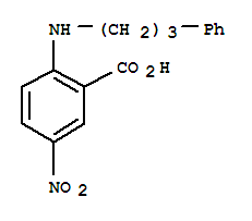 Benzoic acid,5-nitro-2-[(3-phenylpropyl)amino]-
