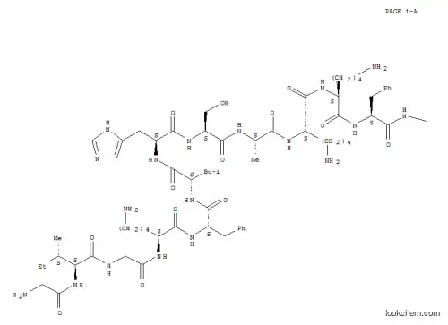 Molecular Structure of 108433-95-0 (Magainin II)