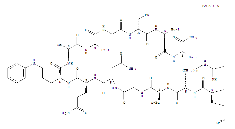 L-Leucinamide,5-oxo-L-prolyl-L-glutaminyl-L-arginyl-L-leucylglycyl-L-asparaginyl-L-glutaminyl-L-tryptophyl-L-alanyl-L-valylglycyl-D-phenylalanyl-L-leucyl-
