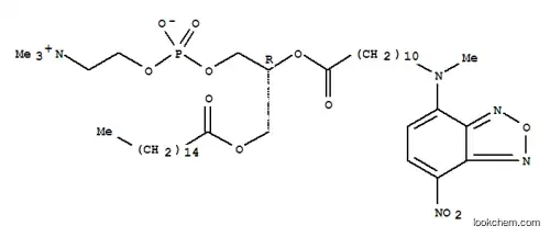 Molecular Structure of 108535-67-7 (1-palmitoyl-2-(12-((7-nitro-2,1,3-benzoxadiazol-4-yl)amino)dodecanoyl)phosphatidylcholine)
