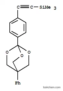 Molecular Structure of 108614-37-5 (trimethyl{[4-(4-phenyl-2,6,7-trioxabicyclo[2.2.2]oct-1-yl)phenyl]ethynyl}silane)