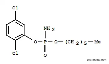 Molecular Structure of 109791-13-1 (hexyl 2,5-dichlorophenylphosphoroamidate)