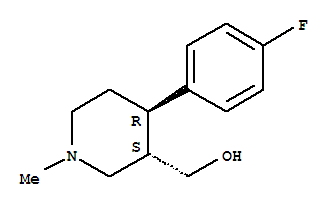 Mixed-spin trans-4-(4-fluorophenyl) -3-hydroxymethyl-N-methyl piperidine