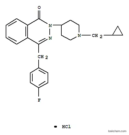 1(2H)-Phthalazinone, 2-(1-(cyclopropylmethyl)-4-piperidinyl)-4-((4-fluorophenyl)methyl)-, monohydrochloride