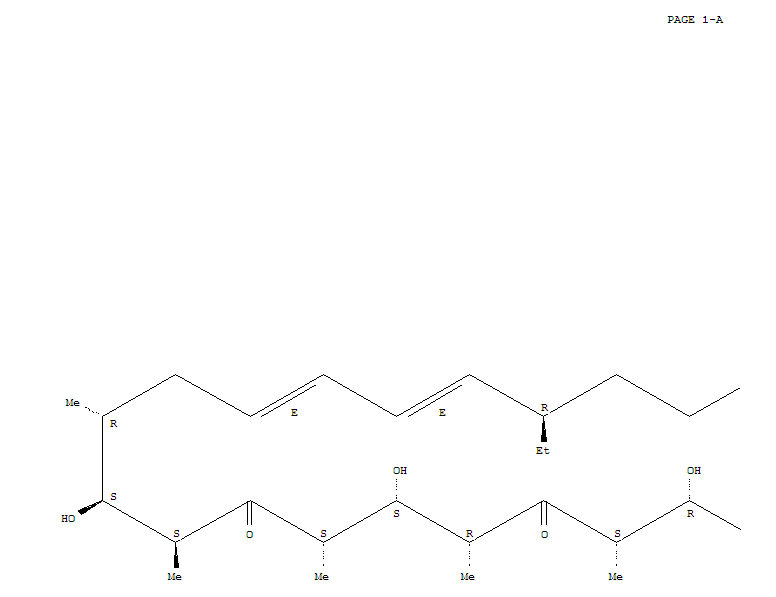 Spiro[2,26-dioxabicyclo[23.3.1]nonacosa-4,18,20-triene-27,2'-[2H]pyran]-3,9,13-trione,22-ethyl-3',4',5',6'-tetrahydro-7,11,15-trihydroxy-6'-[(2R)-2-hydroxypropyl]-5',6,8,10,12,14,16,28,29-nonamethyl-,