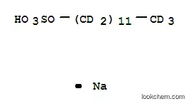 Molecular Structure of 110863-24-6 (DODECYL-D25 SULFATE, SODIUM SALT)
