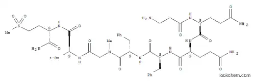 Molecular Structure of 110863-38-2 (substance P (4-11), beta-Ala(4)-Sar(9)-Met(02)(11)-)