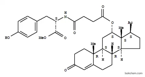Progesterone 12-succinyltyrosine methyl ester