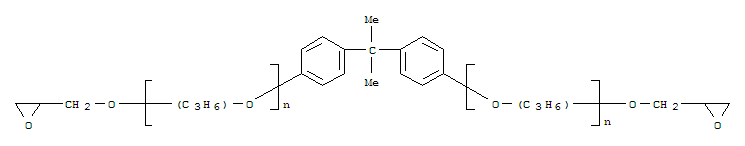 Poly[oxy(methyl-1,2-ethanediyl)],a,a'-[(1-methylethylidene)di-4,1-phenylene]bis[w-(2-oxiranylmethoxy)-,homopolymer
