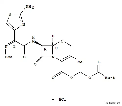 Molecular Structure of 111696-23-2 (Cefetamet pivoxil hydrochloride)