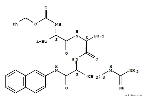 Molecular Structure of 112219-39-3 (N-carbobenzoxyleucyl-leucyl-arginine-2-naphthylamide)