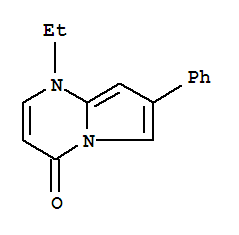 1,4-DIHYDRO-1-ETHYL-7-PHENYLPYRROL[1,2-A]-PYRIMIDINE-4-ONE