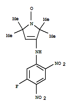 3-(5-FLUORO-2,4-DINITRO(PHENYLAMINO))-1-OXYL-2,2,5,5-TETRAMETHYL-3-PYRROLIDINE
