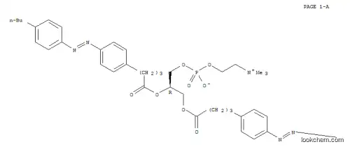 Molecular Structure of 112791-47-6 (1,2-bis(4-(n-butyl)phenylazo-4'-phenylbutyroyl)phosphatidylcholine)