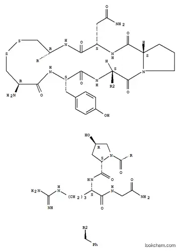 Molecular Structure of 112953-10-3 (argipressin, Pro(4)-hydroxy-Pro(7)-)