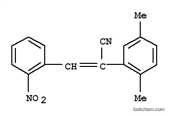 Molecular Structure of 113366-20-4 ((Z)-2-(2,5-dimethylphenyl)-3-(2-nitrophenyl)prop-2-enenitrile)