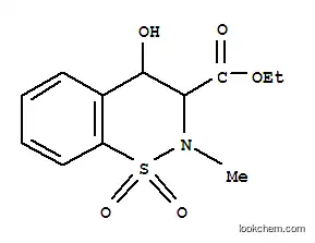 Molecular Structure of 113913-36-3 (2-Methyl-4-hydroxy-2H-1,2-benzothiazine-3-carboxylic acid ethyl ester 1,1-dioxide)