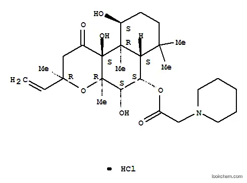 Molecular Structure of 114376-11-3 (6-((piperidino)acetoxy)-7-desacetylforskolin)