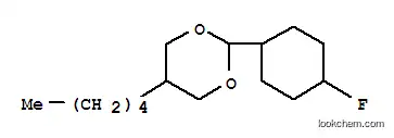 Molecular Structure of 114818-11-0 (2-(4-FLUOROCYCLOHEXYL)-5-PENTYL-1,3-DIOXANE)