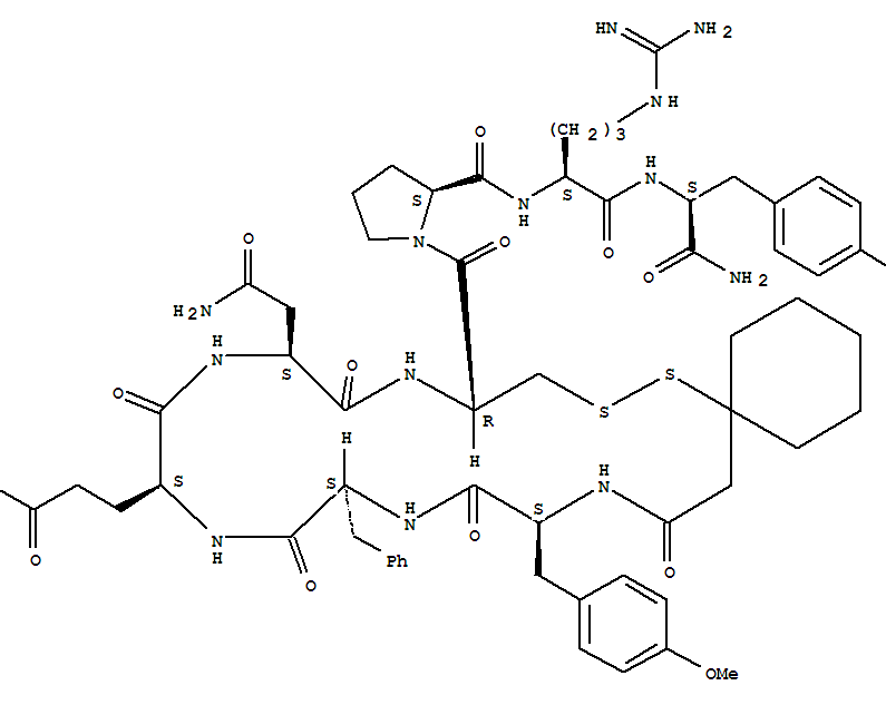 argipressin, beta mercapto-beta,beta-cyclopentamethylenepropionic acid(1)-O-methyl-Tyr(2)-TyrNH2(9)-