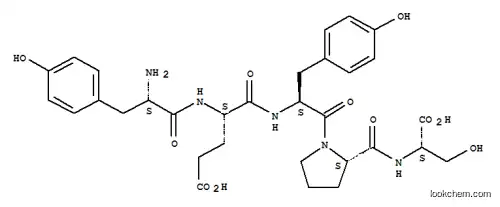 Molecular Structure of 114942-10-8 (cholecystokinin precursor C-terminal pentapeptide)