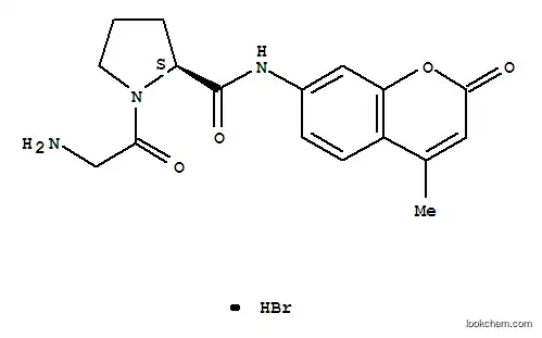 Molecular Structure of 115035-46-6 (H-GLY-PRO-AMC HBR)