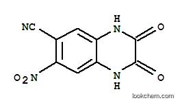 Molecular Structure of 115066-14-3 (6-CYANO-7-NITROQUINOXALINE-2,3-DIONE)