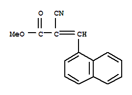 2-Cyano-3-(1-naphthalenyl)-2-propenoic acid methyl ester