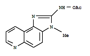 Acetic acid,(3-methyl-3H-imidazo[4,5-f]quinolin-2-yl)azanyl ester