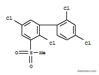 Molecular Structure of 116807-52-4 (3-Methylsulfonyl-2,2',4',5-tetrachlorobiphenyl)