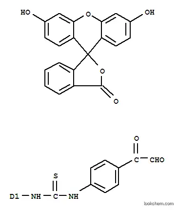 Molecular Structure of 116843-39-1 (fluorescein isothiocyanate-phenylglyoxal)