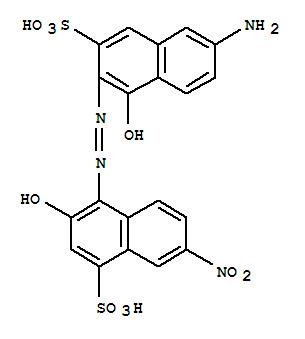 1-Naphthalenesulfonicacid,4-[2-(6-amino-1-hydroxy-3-sulfo-2-naphthalenyl)diazenyl]-3-hydroxy-7-nitro-