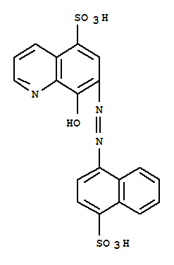5-Quinolinesulfonicacid, 8-hydroxy-7-[2-(4-sulfo-1-naphthalenyl)diazenyl]-