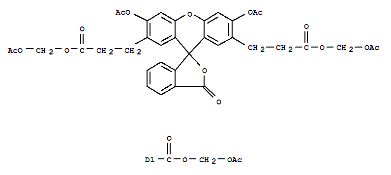 2',7'-Bis(2-carboxyethyl)-5(6)-carboxyfluorescein acetoxymet