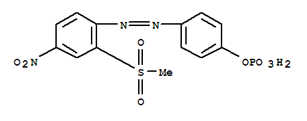 4-(4'-NITRO-2'-METHYLSULFONYLPHENYLAZO)PHENYL PHOSPHONATE