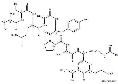 Molecular Structure of 117592-22-0 (THR-PHE-GLN-ALA-TYR-PRO-LEU-ARG-GLU-ALA)