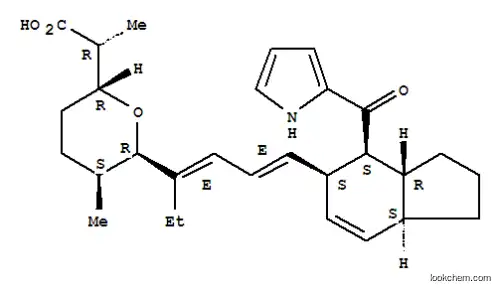 (2R)-2-[(2R,5S,6R)-6-[(3E,5E)-6-[(3aR,4S,5R,7aS)-4-(1H-pyrrole-2-carbonyl)-2,3,3a,4,5,7a-hexahydro-1H-inden-5-yl]hexa-3,5-dien-3-yl]-5-methyloxan-2-yl]propanoic acid