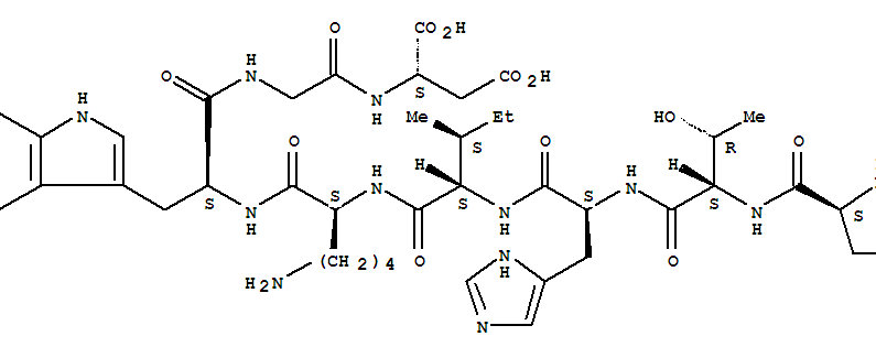 L-Aspartic acid,L-prolyl-L-threonyl-L-histidyl-L-isoleucyl-L-lysyl-L-tryptophylglycyl-