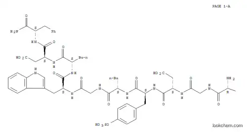 Molecular Structure of 118688-24-7 (cholecystokinin (26-33), I-Tyr-Gly-Nle(28,31)-)