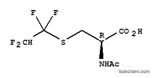 Molecular Structure of 119018-04-1 (N-acetyl-S-(1,1,2,2-tetrafluoroethyl)-1-cysteine)