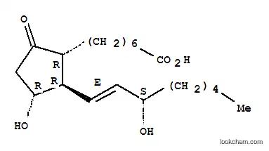 7-[(1R,2S,3R)-3-hydroxy-2-[(E,3S)-3-hydroxyoct-1-enyl]-5-oxo-cyclopent yl]heptanoic acid