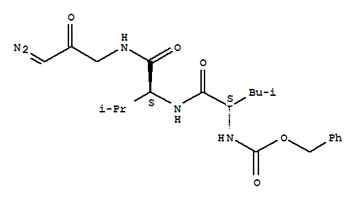 L-Valinamide,N-[(phenylmethoxy)carbonyl]-L-leucyl-N-(3-diazo-2-oxopropyl)- (9CI)