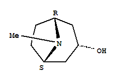 molecular structure of 120-29-6 (tropine)