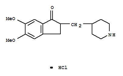 1H-Inden-1-one,2,3-dihydro-5,6-dimethoxy-2-(4-piperidinylmethyl)-, hydrochloride (1:1)