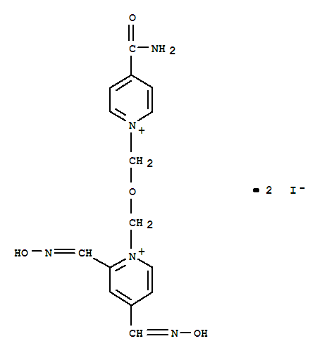 1-(((4-(AMINOCARBONYL)PYRIDINIO)METHOXY)METHYL)-2,4-BIS((HYDROXYIMINO)METHYL)PYRIDINIUM DIODIDE