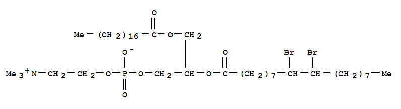 Ethanaminium,2-[[[2-[(9,10-dibromo-1-oxooctadecyl)oxy]-3-[(1-oxooctadecyl)oxy]propoxy]hydroxyphosphinyl]oxy]-N,N,N-trimethyl-,inner salt