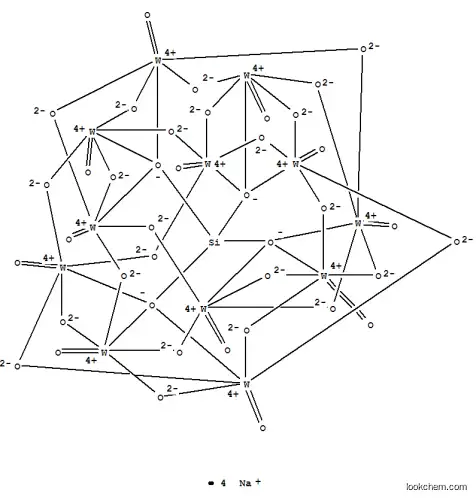 Molecular Structure of 12027-47-3 (SODIUM SILICOTUNGSTATE)
